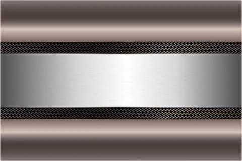 Metallic background.  Stock Illustration