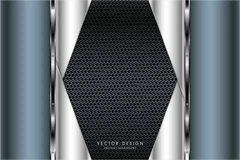 Metallic background.  Stock Illustration