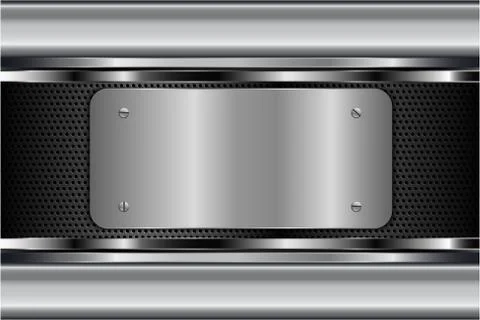 Metallic background.   Stock Illustration