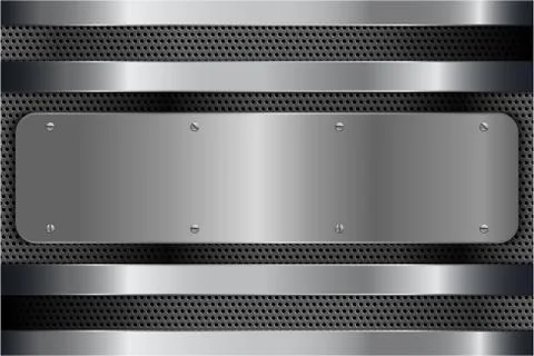 Metallic background.   Stock Illustration