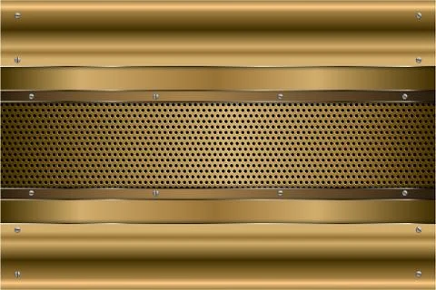 Metallic background.  Stock Illustration