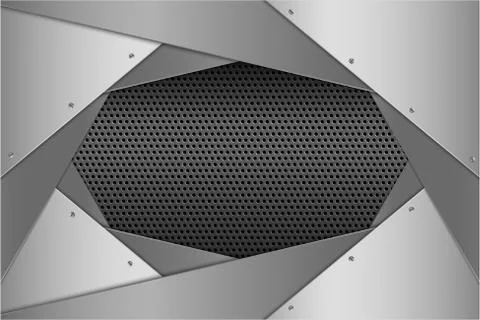 Metallic background.  Illustrazione stock