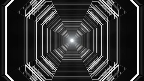 Metallic Background Loop Party Tunnel Stock Footage 99482394