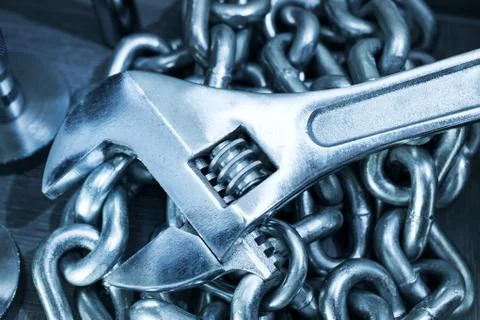 Metallic background Foto stock