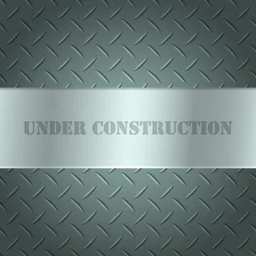 Metallic background with tread plate texture and steel textured plate with te Stock Illustration