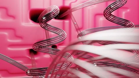 Metallic balls  in labyrinth Video stock 275554600