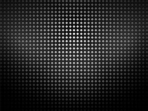 Metallic black checkered background Stock Illustration