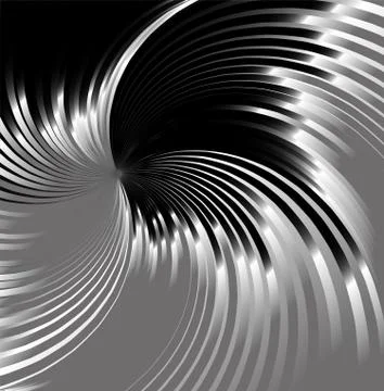 Metallic black twirl background vector Stock Illustration