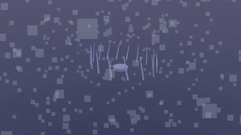 Metallic Blade Vortex 4K Stock Footage 338382875