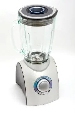 Metallic blender on a light background Stock Photos