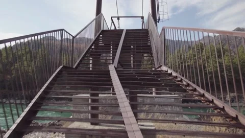 Metallic bridge Stock Footage 144001439