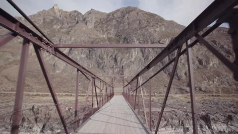 Metallic bridge Stock Footage 144420469