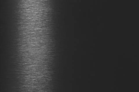 Metallic brushed background silver colour with gradient Stock Photos