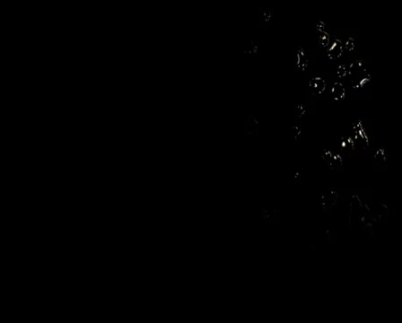 Metallic Bubbles Stock Footage 1003558