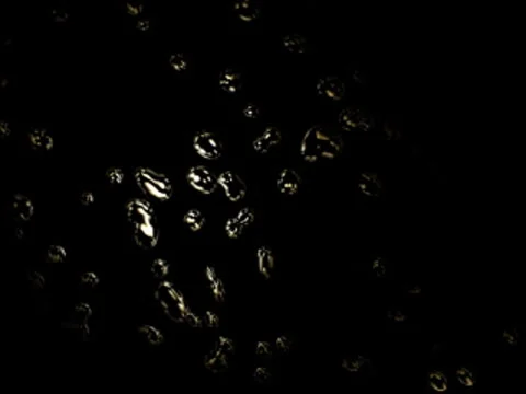 Metallic Bubbles Stock Footage 1003559