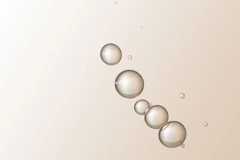 Metallic bubbles Stock Photos