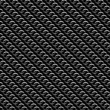 Metallic Chain seamless dark pattern Stock Illustration