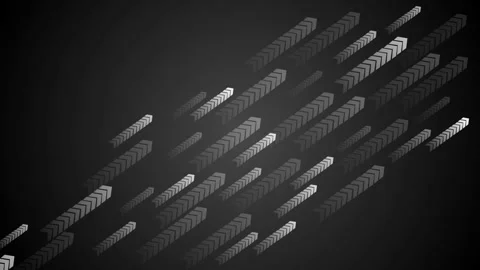 Metallic chevron arrows diagonal pattern background animation Stock Footage 334964627
