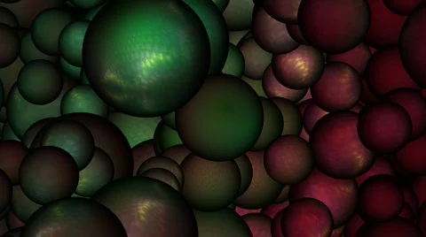 Metallic christmas balls background Stock Footage 548256