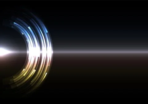 Metallic circle digital abstract sheet background Stock Illustration