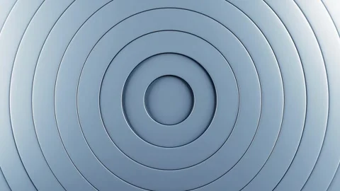 Metallic Circles Moving in Sync to Create Hypnotic Optical Illusion Stock Footage 309202773