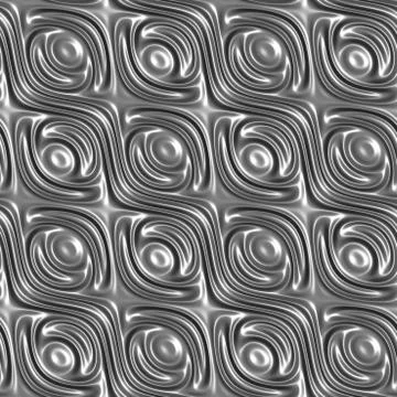 Metallic decor surface seamless background Stock Illustration