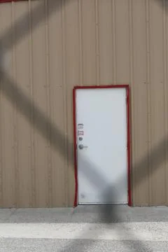 Metallic door background Stock Photos