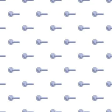 Metallic door handle repeating pattern tile background Illustration