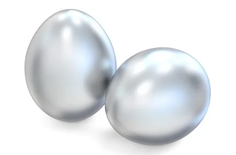 Metallic eggs イラスト素材