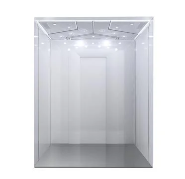 Metallic elevator or passenger lift Stock Illustration