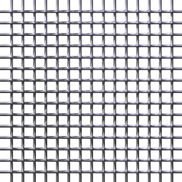 Metallic Fence Stock Illustration