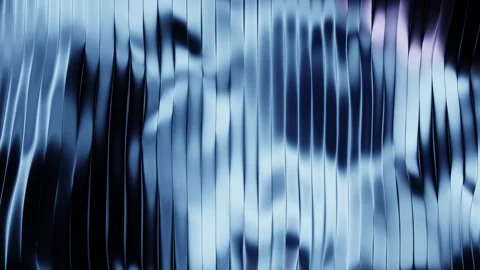 Metallic glass pattern loop with rhythmic distortion and cyber motion. Stock Footage 347809176