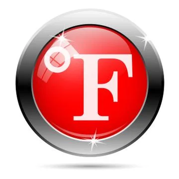 Metallic glossy icon Stock Illustration