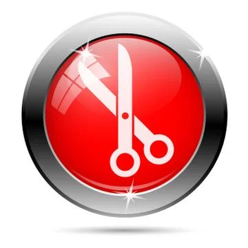 Metallic glossy icon Stock Illustration