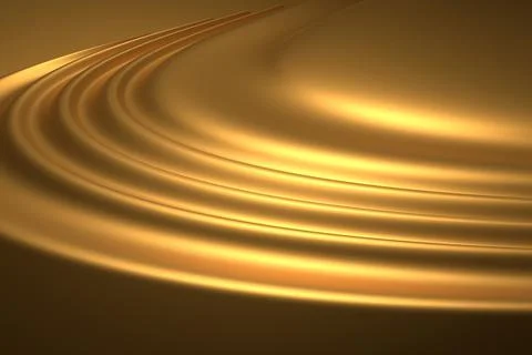 Metallic Gold Background. 3D rendering. Stock Illustration