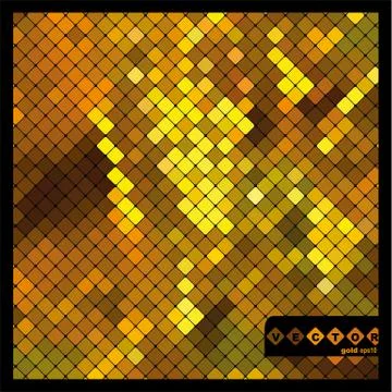Metallic gold texture. Abstract background. Stock Illustration