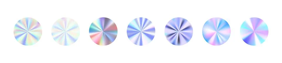 Metallic gradient blending silver, , and pink hues in hologram texture. Fla.. Stock Illustration