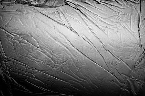 Metallic Gray Wrinkled Surface Stock Photos