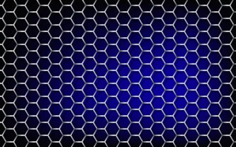 Metallic grid vector illustration Stock Illustration