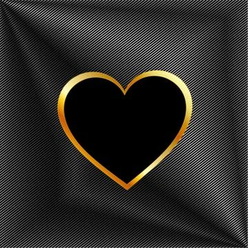 Metallic heart background Stock Illustration
