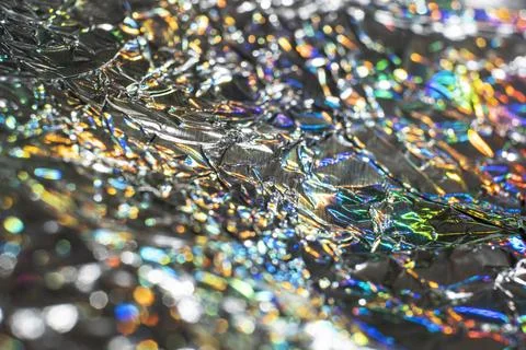 Metallic holographic background Stock Photos