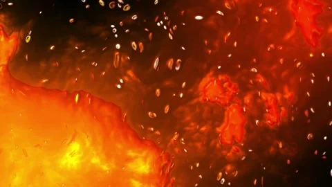 Metallic Inferno From Down Under 4K Loop Stock Footage 325738800