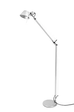 Metallic lamp with clipping path Foto stock