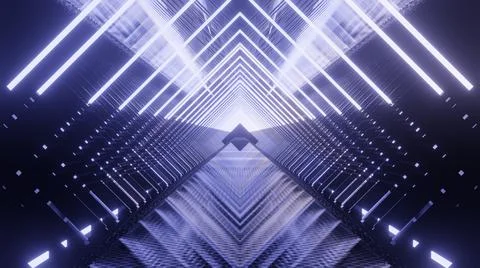 Metallic Light Future 스톡 일러스트