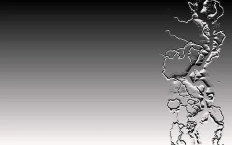 Metallic lightning, electrical energy concept Stock Illustration