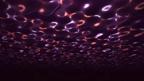 Metallic liquid ripples in a seamless loop 库存影片 341274832