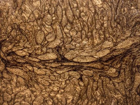 Metallic liquid surface texture Stock Photos