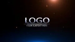 Metallic Logo Pieces Stock After Effects