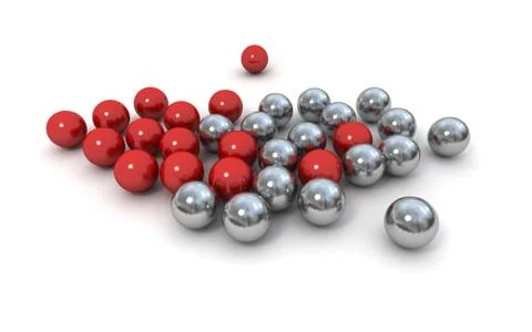 Metallic marbles Stock Illustration