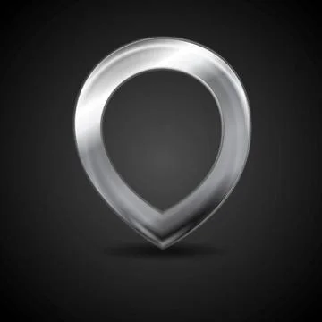 Metallic mark label logo design Metallic mark label logo design. Vector ba... Stock Photos